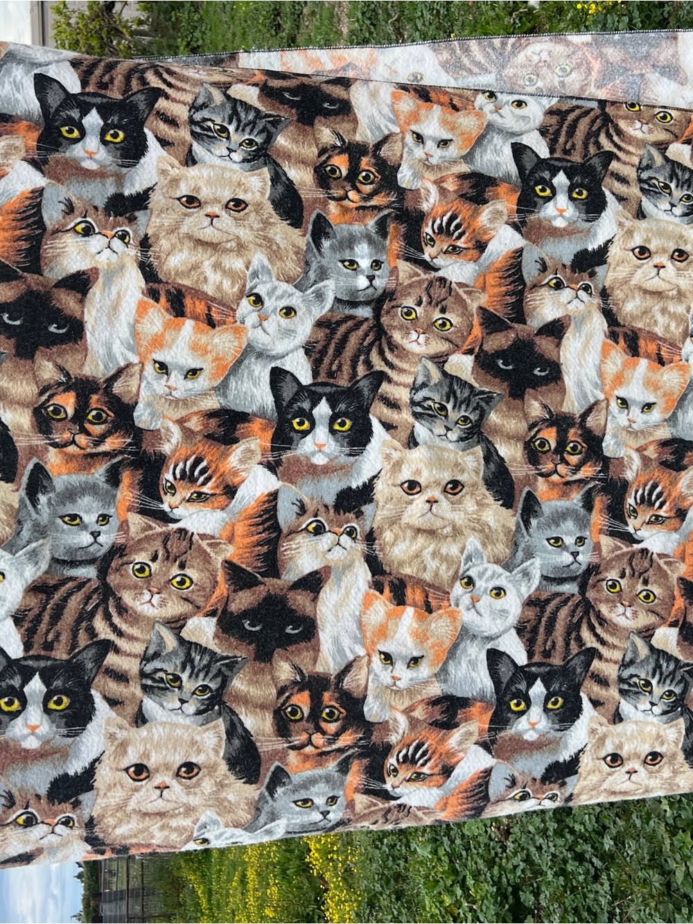 Vintage Cat Blanket All Over Print
